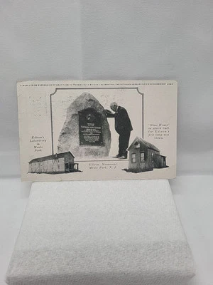 #654 Edison 1929 FDC - Planty #5A on Postcard SEE Reverse - Image 1 of 4