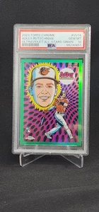 2023 Topps Chrome Adley Rutschman Ultraviolet All-Stars Green PSA 10 POP 16! - Picture 1 of 3