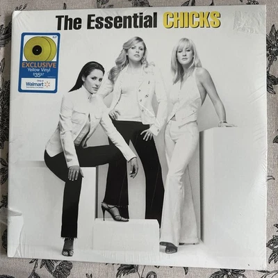 New: THE CHICKS - The Essential Chicks, Walmart Excsive Yellow Colored Vinyl LP - Image 1 of 4