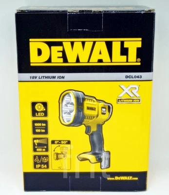 Dewalt DCL043N LED Spotlight Flashlight Charging Lantern 18V XR Bare Tool - Image 1 of 4