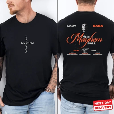 Lady Gaga Mayhem Ball Tour Australia 2025 Shirt, Lady Gaga Mayhem Cross T-Shirt - image 1 of 4