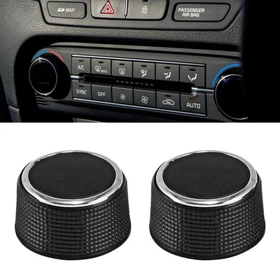2PCS AC Climate Control Knob Button For 2008-2017 GMC Savana 1500 2500 3500 - Image 1 of 4