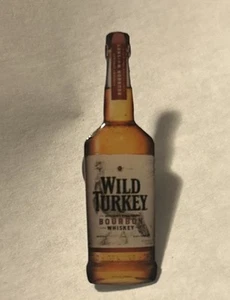 Wild Turkey Bourbon Whiskey Bottle Pin - Picture 1 of 3