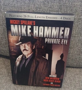 Mike Hammer TV Series DVD, 4-Disc Set, 26 Episodes, Stacy Keach, Very Good, GR8 - Foto 1 di 6