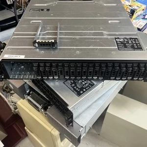 DELL Compellent E04J-SC200 Hard Drive Array w/2xE01M Cards,2x700W PS, NoHD,WORKS - Picture 1 of 4