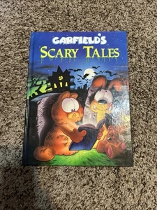 Vintage 1990 Garfield’s Scary Tales Hard Cover Book - Imagen 1 de 4