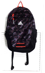 Adidas Foundation 6 Backpack Galaxy Camo Black Bright Red - Picture 1 of 6
