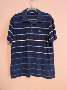 Polo Lacoste bleu taille XL en très bon état - Imagen 1 de 4