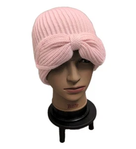 NWT Kate Spade Wool Blend Beanie Hat With Bow Pink OS - Picture 1 of 10
