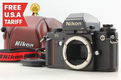 [MINT+++ w/ Case]  Nikon F3P Press HP SLR 35mm Film Camera Body Black From JAPAN - Image 1 of 4