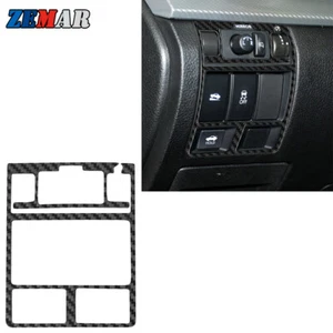 Carbon Fiber Dim Light Switch Knob Cover Trim For Subaru Legacy Outback 2010-14 - Imagen 1 de 13