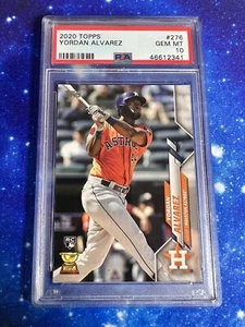 2020 Topps Yordan Alvarez Rookie #276 PSA 10 Edelsteine neuwertig RC - Bild 1 von 2