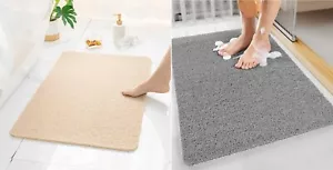Non Slip Bath Mat Comfy Anti Stains Shower Bathroom Anti Mould PVC Mat - Picture 1 of 12