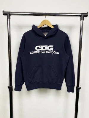 Sudadera Comme Des Garçons CDG Logo Grande Talla Pequeña  Foto 1 de 4