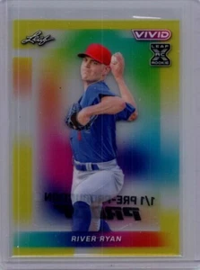 River Ryan 2024 Leaf Baseball 1/1 Pre Production Proof - Picture 1 of 1