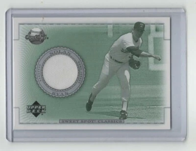 2002 Upper Deck Sweet Spot Game Jersey * Nolan Ryan * #J-NR * Jersey - Image 1 of 2