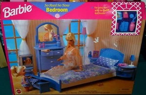 Juego de muebles de dormitorio Barbie So Real So Now 1998 nuevo en caja - TV ¡VESTIDO Y MÁS! - Imagen 1 de 7