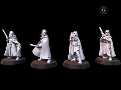 GARRISON MINIATURES Elven Militia with Swords, ideal LoTR, MESBG etc Wargames and Collectors 28mm