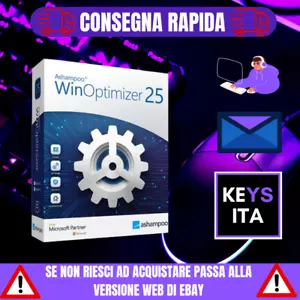 Ashampoo WinOptimizer 25 - Licenza Lifetime 1 PC - Windows 10/11 velocizza il PC - Foto 1 di 1