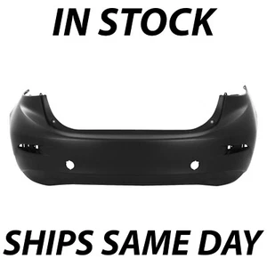 NEW Primered Rear Bumper Cover Replacement for 2014-2018 Mazda 3 Sedan 4dr 14-18 - Picture 1 of 10