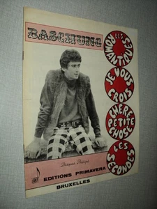 BASHUNG PARTITION MUSICALE BELGIQUE LES ROMANTIQUES + 3 TITRES - Picture 1 of 1