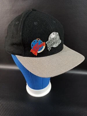 Gorra de béisbol vintage Planet Hollywood Phoenix Arizona negra gris prendedor/pinback Foto 1 de 4