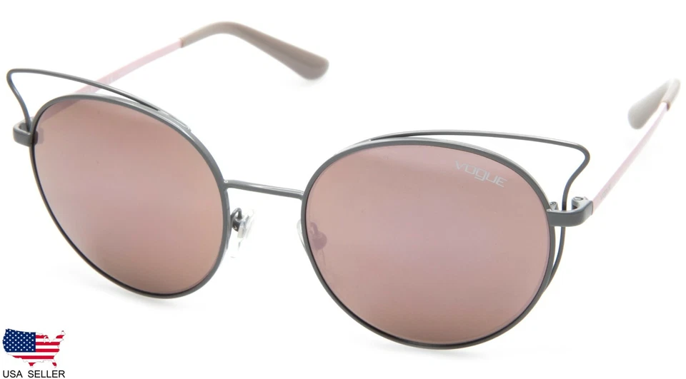 NUEVO VOGUE VO4048-S 50525R GRIS PASTEL/ROSA LENTES ESPEJO GAFAS DE SOL 52-18-135mm Foto 1 de 4