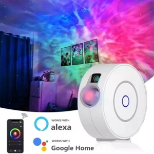 LED Kinder Sternenhimmel Projektion Nachtlicht Nachtlicht RGB Alexa APP Musik - Bild 1 von 7