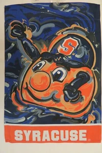 Universidad de Siracusa, Otto el Naranja, Equipo de Fútbol Decorativo Jardín Bandera - Imagen 1 de 2