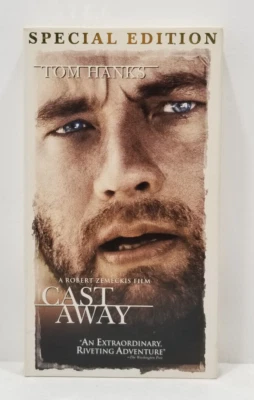 Cast Away (Special Edition, VHS, 2001) Tom Hanks TESTED WORKS - Image 1 of 4