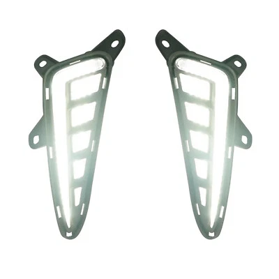 2Pcs LED DRL Fog Lights Daytime Running Lamps For 2016-2018 2019 Toyota CHR C-HR — 第 1/4 张图片