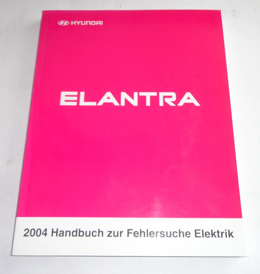 Manual De Taller Electricidad Esquemas Hyundai Elantra Tipo XD Modelo 2004 - Imagen 1 de 1