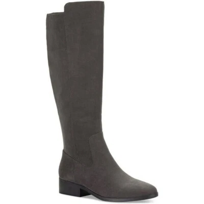 Botas de montar Style&Co Charmanee para mujer hasta la rodilla gris imitación gamuza 10017739700 Foto 1 de 3