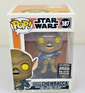 Chewbacca #387 Funko Star Wars Galactic Convention 2020 Concept Series EN MANO - Imagen 1 de 5