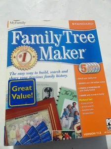 Family Tree Maker 2005 11.2 Ed PC CD genealogy search build share ancestry NEW - Picture 1 of 17