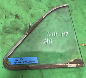 1953 1954 54 Plymouth Belvedere Driver Wing Window LH Vent Glass Free Ship BEL2 - Picture 1 of 11