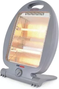 Calentador eléctrico halógeno premium cuarzo portátil calor instantáneo hogar oficina 800W - Imagen 1 de 10