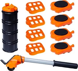 Heavy Duty Furniture Lifter 4 Appliance Roller Sliders with 660 lbs Load Capacit - Picture 1 of 4