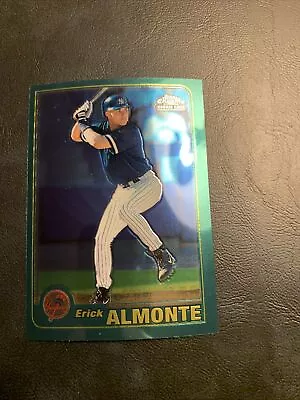 Cb51c 2001 Topps chrome traded￼ T 211 Erick Almonte New York Yankees￼ - Image 1 of 2