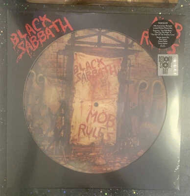 BLACK SABBATH MOB RULES RSD 2021 LIMITED EDITION PICTURE DISC VINYL NEW - Image 1 of 4