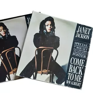 Janet Jackson - Come Back To Me - Limited Edition Boxset 7" Vinyl + Poster Rare - Picture 1 of 12