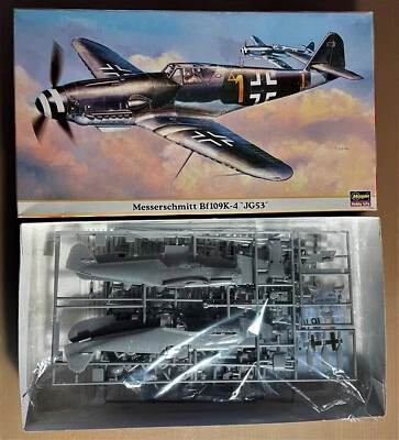 HASEGAWA 09330 - MESSERSCHMITT BF109K-4 'JG53' - 1/48 PLASTIC KIT - Immagine 1 di 2