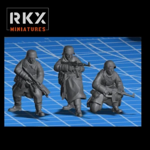 STG44 Soldiers (3) | German Army | RKX Miniatures | 28mm BA3 - Picture 1 of 1