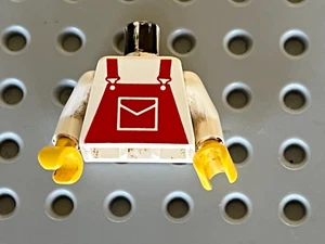 Lego Torso Overall rote Latzhose 973pb0203c01 Minifiguren ovr010 ovr009 Set 6380 - Bild 1 von 1