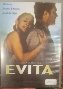 EVITA DELETED RARE DVD EVA PERON MADONNA LLOYD WEBBER ALAN PARKER MOVIE MUSICAL - Picture 1 of 3