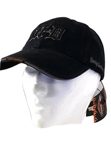 Harley-Davidson cap hat road king glide sportster willie g skull motorcycle - Foto 1 di 7