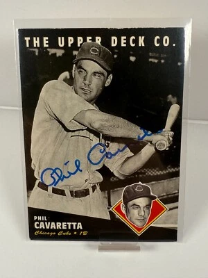 SIGNED 1994 Upper Deck All-Time Heroes - Phil Cavarretta #46 - AUTOGRAPH AUTO AU - Image 1 of 2