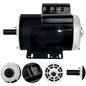 Air compressor Motor 5HP Single Phase Electric Motor 56HZ Frame 3450 RPM - Picture 1 of 12