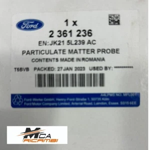 SENSORE SISTEMA DI SCARICO ASSY PRODOTTO ORIGINALE FORD COD. 2361236 - Foto 1 di 8