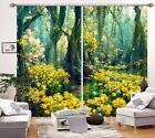 3D Tree Garden G2097 Photo Blockout Curtain Fabric Window Honey 2023